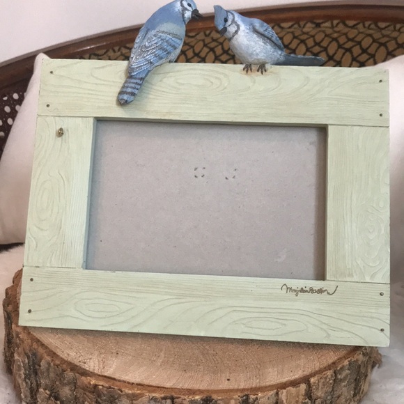 Vintage Hallmark Marjolein Bastin Bluejay birds wildlife frame. VGC - Picture 6 of 6